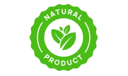 Natural non GMO ingredients badge highlighting clean formula without artificial additives
